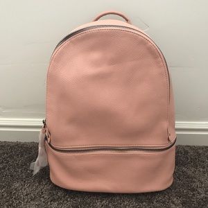 Faux Leather Backpack